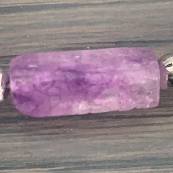 Men’s Amethyst Natural Stone Purple Healing Boho Stretch Meditation Bracelet NEW - Picture 5 of 9